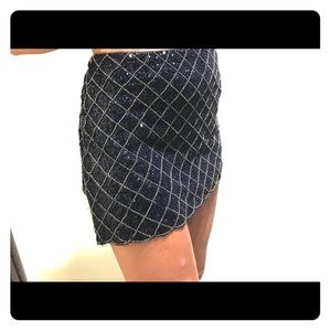 Sequin Short Skirt